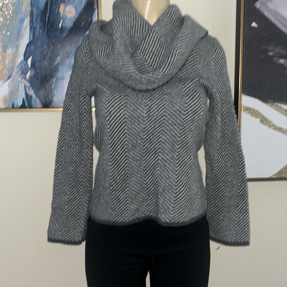 Clorinda vintage cowl neck sweater Medium wool/Cashmere/Rabbit hair - Picture 4 of 9